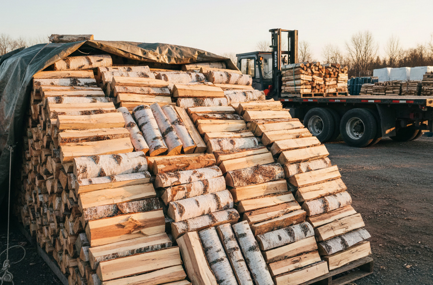 Bestill bjørkeved i Hønefoss - lokal miljøvennlig ved levert hjem av Ringerike Ved